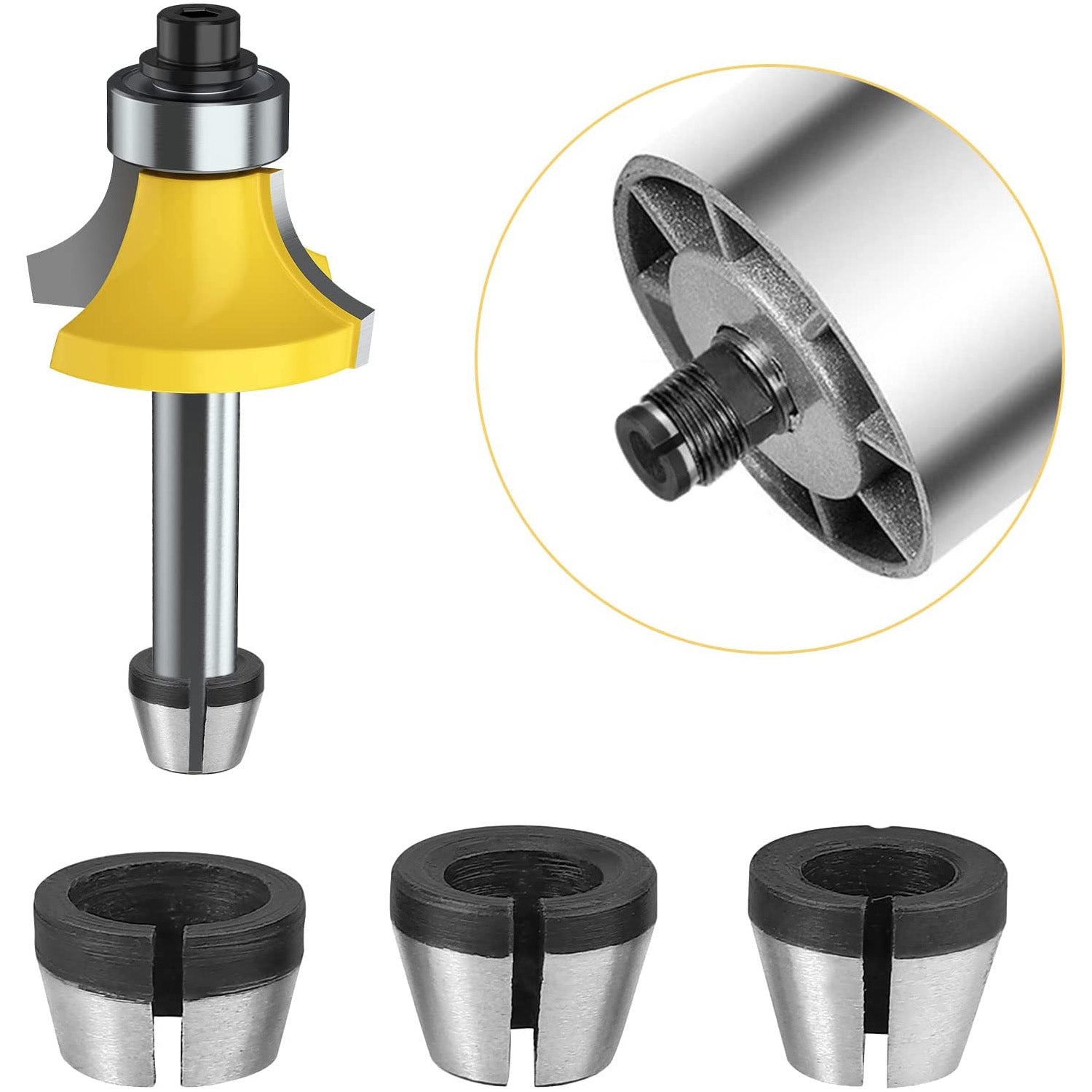 AMTOVL 6PCS Router Chuck Clamping Adapter – Amtovl