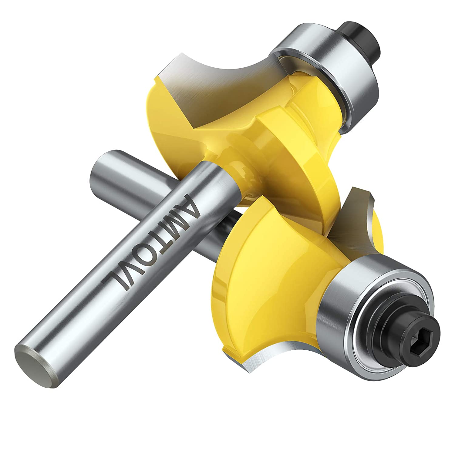 AMTOVL 4Pcs Round Over Router Bit 1/4” Shank – Amtovl
