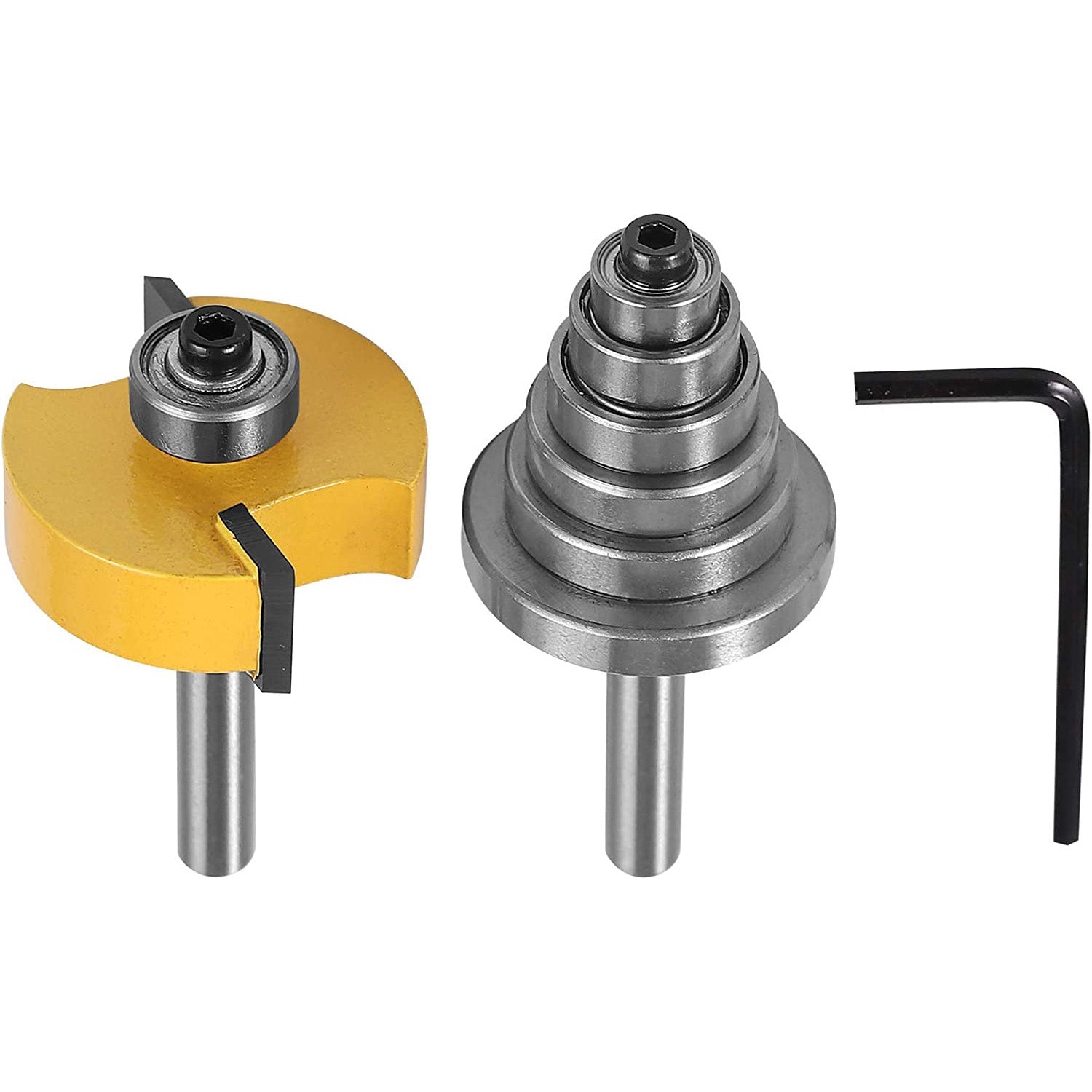AMTOVL Rabbet Router Bit with 6 Bearings Set – Amtovl