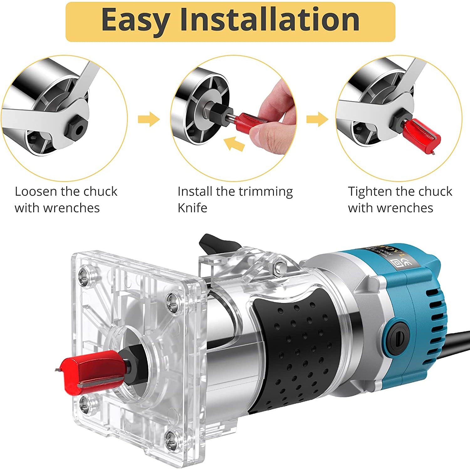 Mini Hand Router Tool
