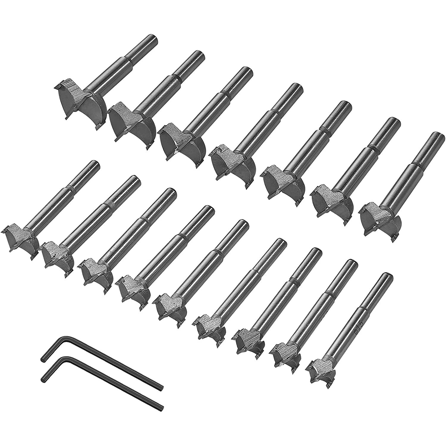AMTOVL Forstner Drill Bit Set 16 Pcs Carbide Forstner Bits 15-35mm – Amtovl