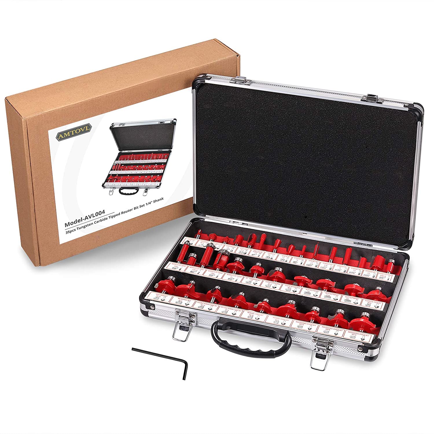 Roll over image to zoom in AMTOVL Router Bit Set